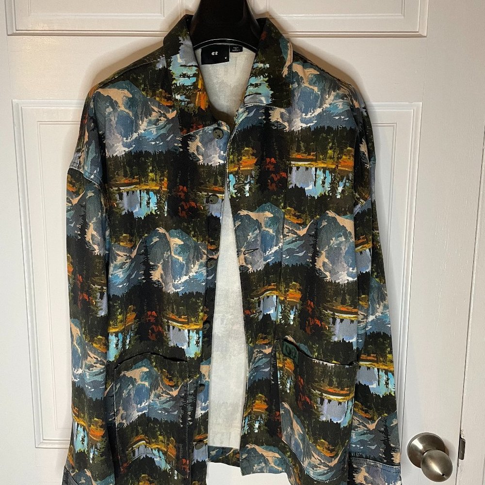 Lazy Oaf Denim Chore Jacket in Wilderness